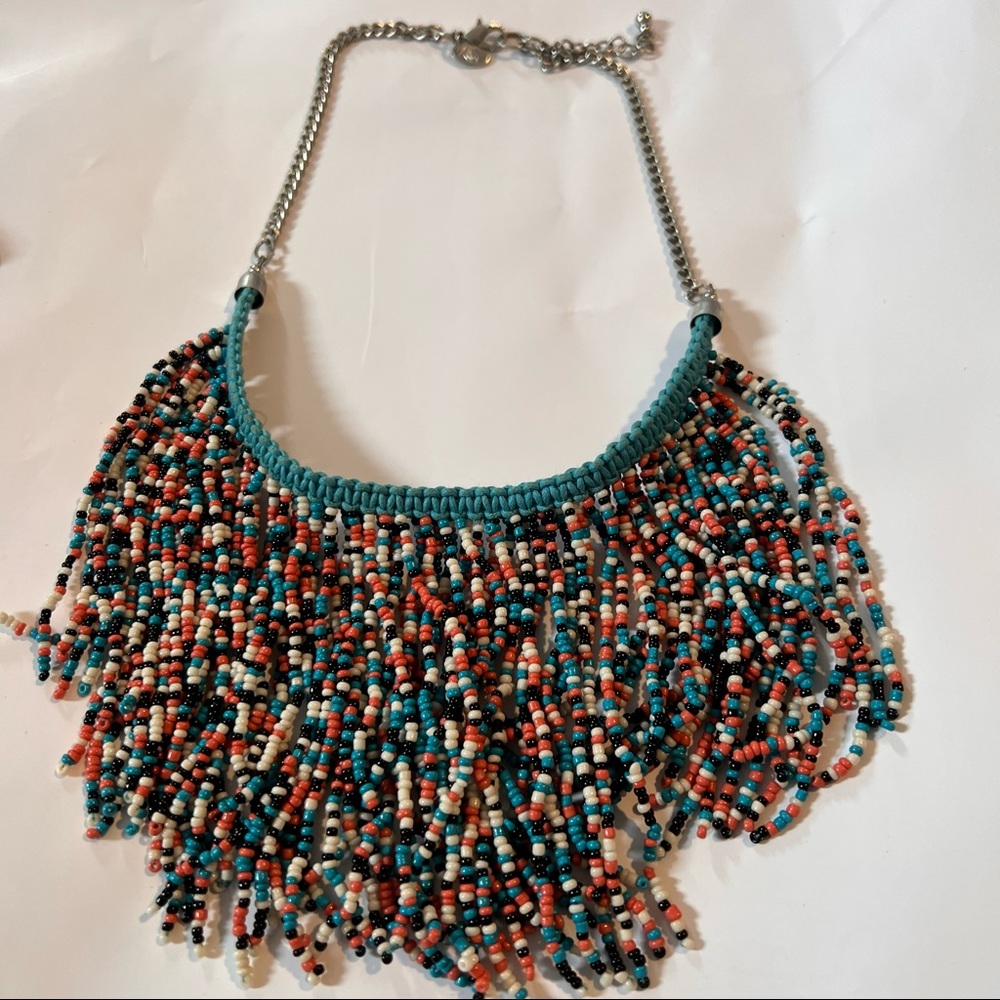 Charming Charlie Muti-Colored Beaded Collar